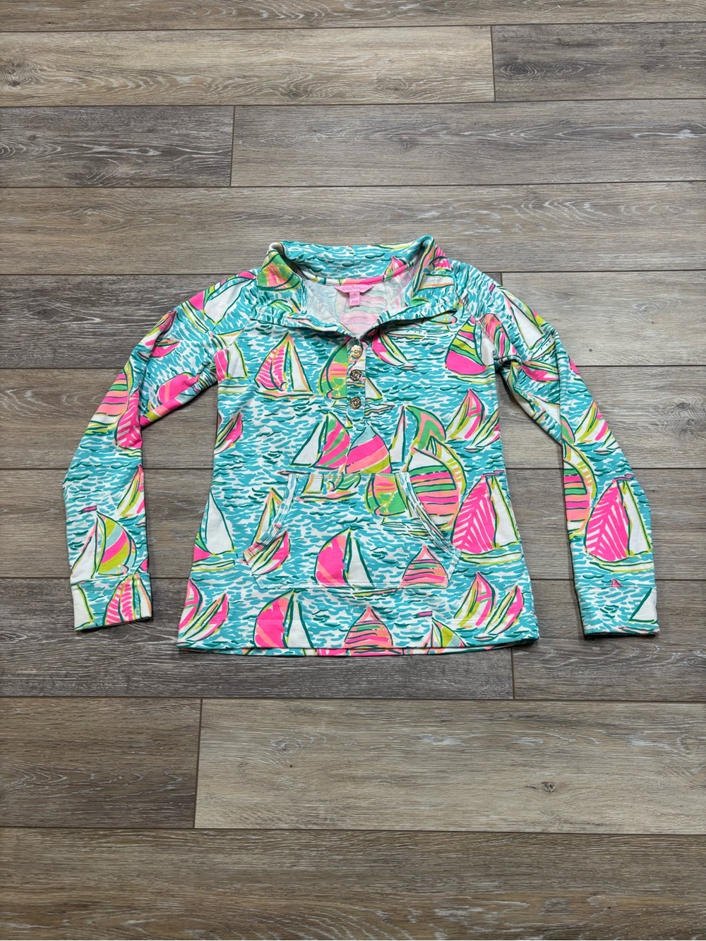 Lilly Pulitzer Captain Popover Sz XS You Gotta Ugotta Regatta Skipper Sailboats